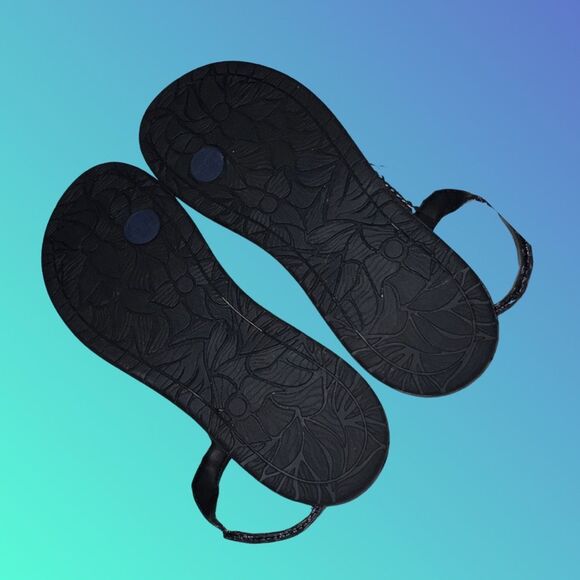 JBU by Jambu Black & Silver Yasmin Sandal Size 8 - Picture 4 of 7